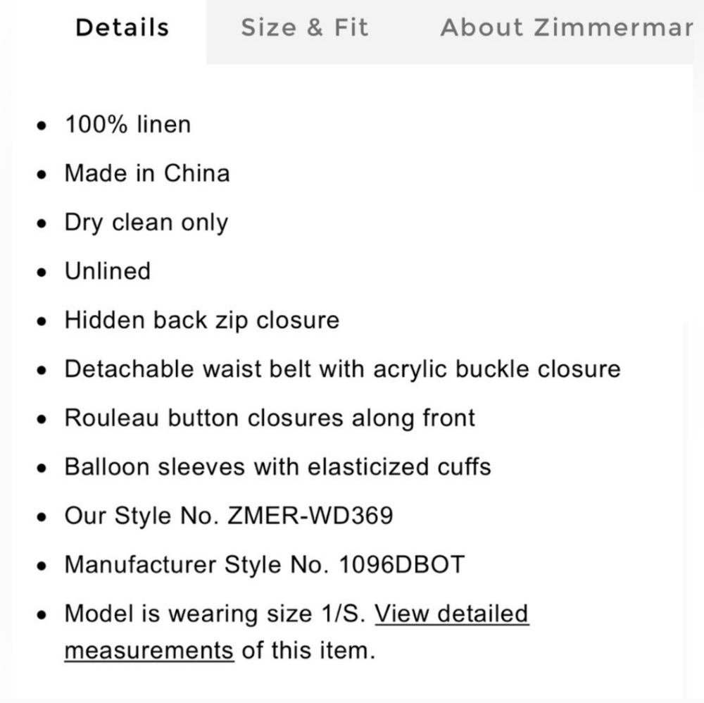Zimmermann Dress paisley print puff dress - Picture 3 of 4